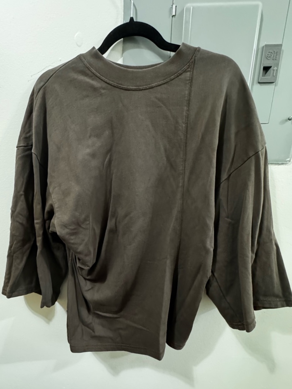 & Other Stories Brown Relaxed Crewneck Sweatshirt